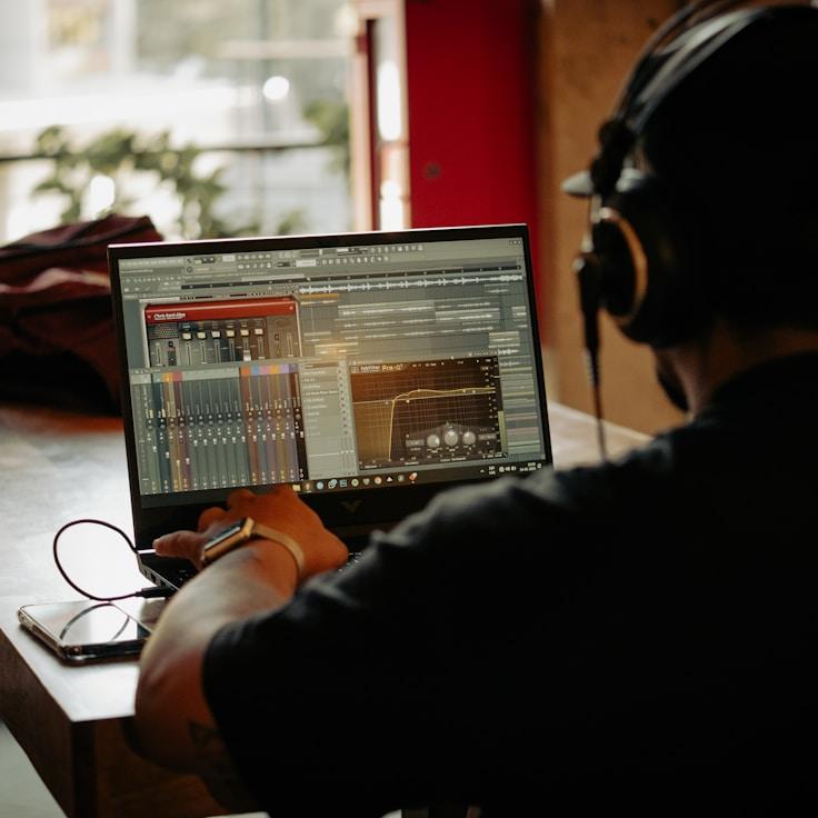 iOS app development workspace